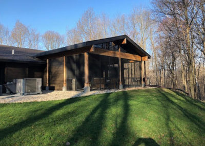 rustic modern home A M Construct Inc. in West Bend, WI