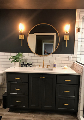 bathroom vanity A M Construct Inc. in West Bend, WI
