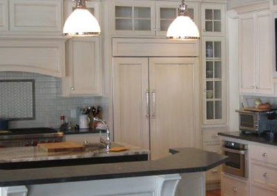 beautiful white kitchen A M Construct Inc. in West Bend, WI