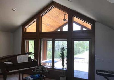 large window installation A M Construct Inc. in West Bend, WI